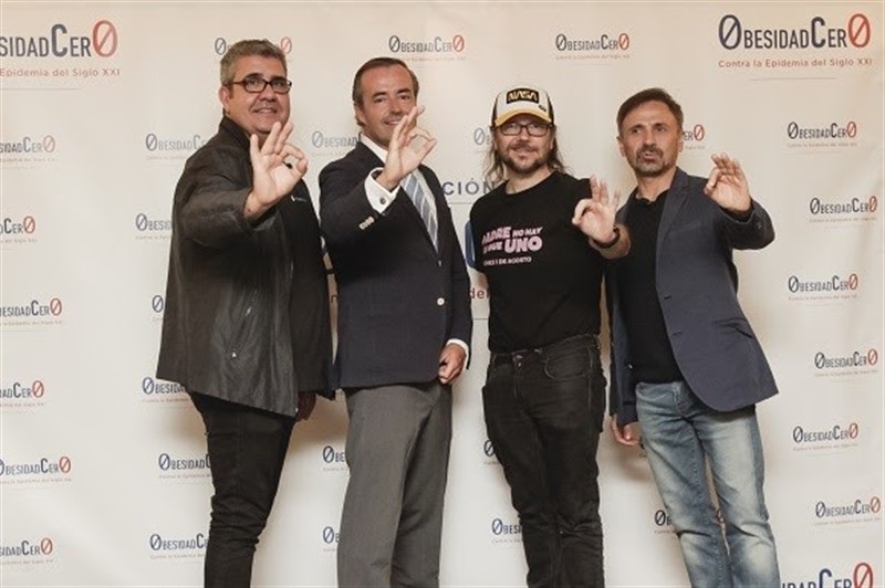 ep los humoristas florentino fernandez santiago segura y jose mota junto al profesor lopez-nava