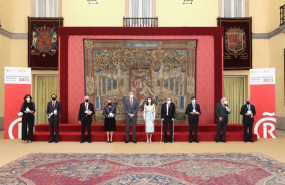 ep los reyes en la entrega de las acreditaciones de los nuevos embajadores honorarios de la marca