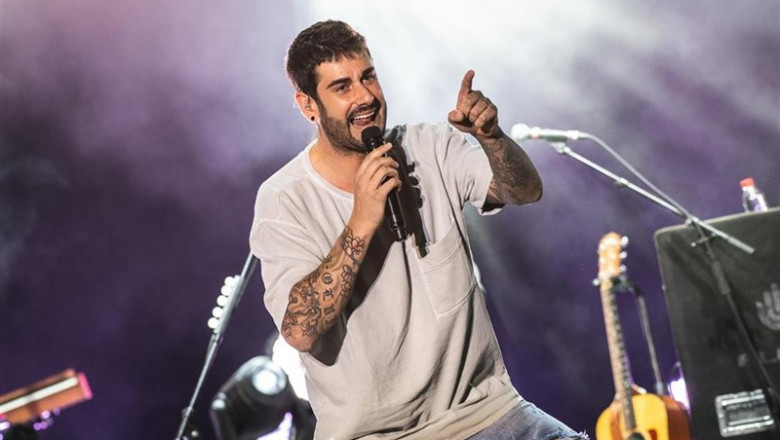 Melendi durante su concierto en el Festival Starlite | CEDIDA STARLITE - Archivo ep melendi durante su concierto en el festival starlite