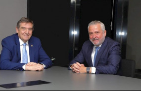 ep miguel fernandez director del gabinete tecnico de fesbal y jaime hortelano presidente y ceo del