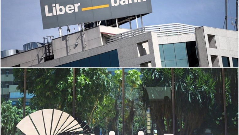 ep montaje con sedes de liberbank y unicaja banco ep montaje con sedes de liberbank y unicaja banco