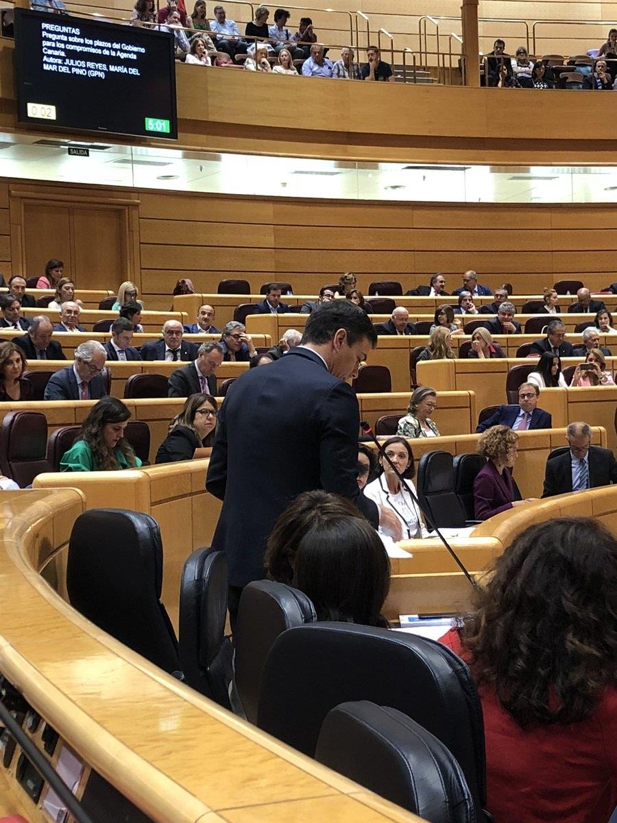 ep pedro sanchez enestrenopresidentegobiernosenado