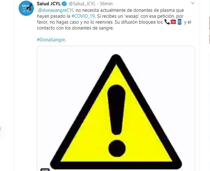 ep tuit del perfil de sanidad de castilla y leon en el que se desmiente que el chemcyl necesite ep tuit del perfil de sanidad de castilla y leon en el que se desmiente que el chemcyl necesite