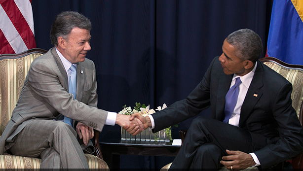 Juan Manuel Santos, Barack Obama