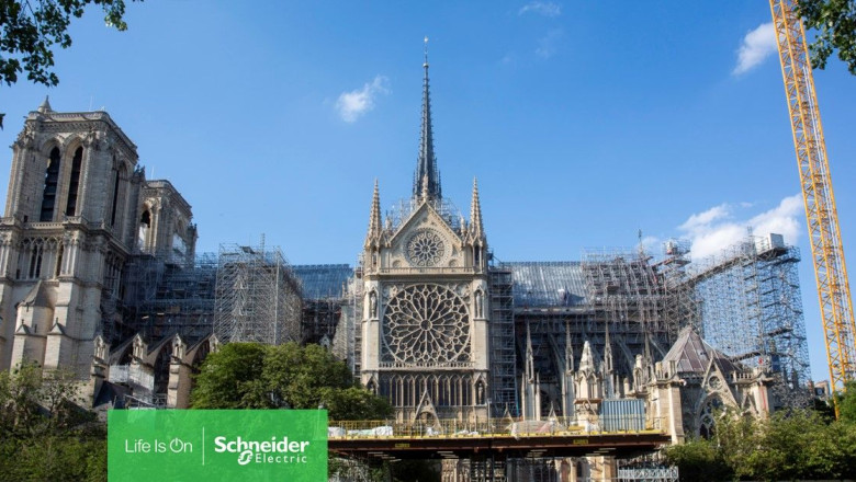 schneider electric ha contribuido a la restauracin de la catedral de notre dame de pars jpg