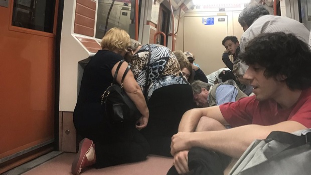 Incidente en el Metro de Madrid | Twitter (@davidfrivas) tiroteo metro madrid