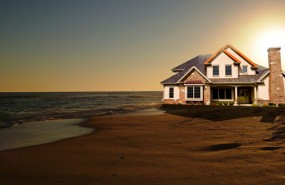 casa en la playa verano