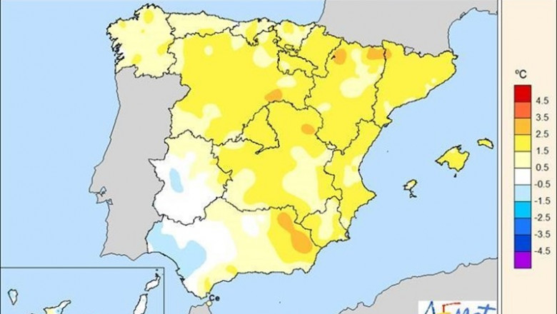 Anomalías de la temperatura en julio de 2019 en España | AEMET - Archivo ep anomaliasla temperaturajulio2019espana