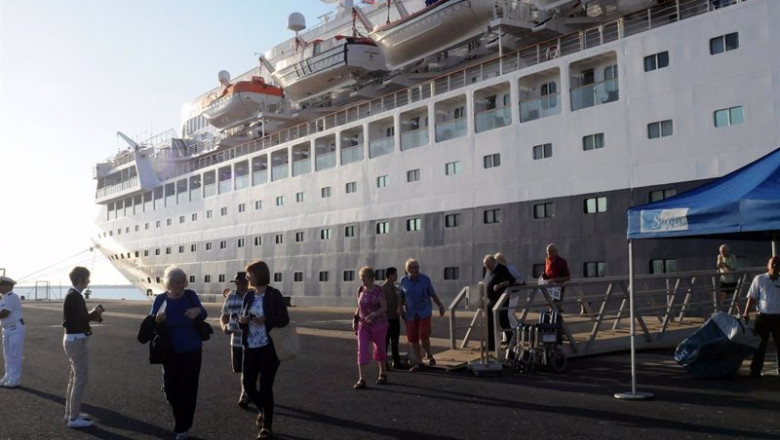 ep archivo cruceristas en huelva ep archivo cruceristas en huelva