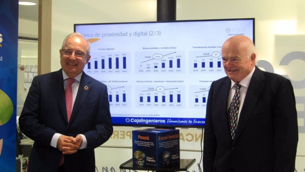 ep archivo el director general de caixa enginyers joan cavalle junto al presidente de grup caixa ep archivo el director general de caixa enginyers joan cavalle junto al presidente de grup caixa