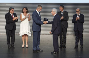 ep archivo   el rey felipe vi 3i entrega el vii premio reino de espana a la trayectoria empresarial