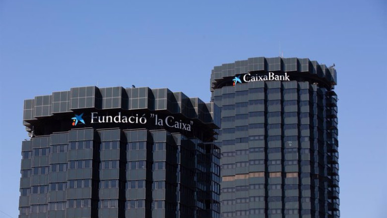 ep archivo fachada de la sede de caixabank en en barcelona ep archivo fachada de la sede de caixabank en en barcelona