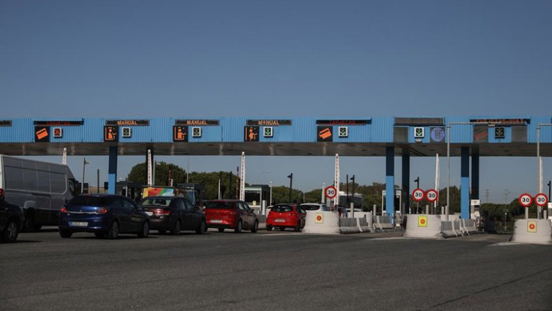 ep archivo   imagenes de recurso de la autopista de peaje sevilla  cadiz ap 4 una de las tres