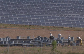 ep archivo   recoleccion de miel en la planta fotovoltaica de iberdrola en andevalo en huelva