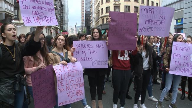 Concentración llevada a cabo frente a los juzgados en Bilbao | EUROPA PRESS ep concentracion llevadacabo frentelos juzgadosbilbao