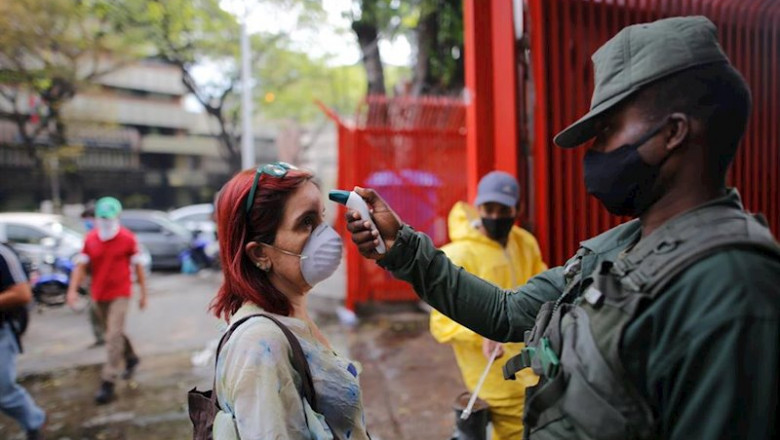 ep control de temperatura por el coronavirus en caracas venezuela ep control de temperatura por el coronavirus en caracas venezuela
