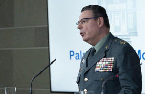 ep el dao de la guardia civil laurentino cena durante una rueda de prensa tras una reunion del