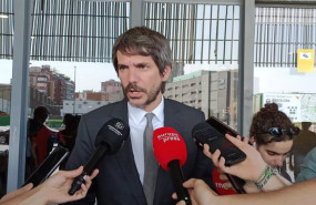 ep el ministro de cultura ernest urtasun en declaraciones en barcelona sobre la ampliacion del