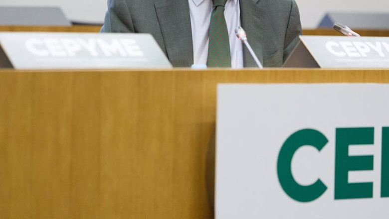 ep el presidente de la ceoe antonio garamendi interviene durante las jornadas de cepyme sobre el ep el presidente de la ceoe antonio garamendi interviene durante las jornadas de cepyme sobre el