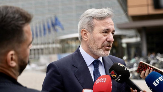 ep el presidente del gobierno de aragon jorge azcon en bruselas