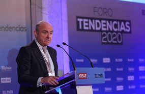 ep el vicepresidente del bce luis de guindos durante su intervencion en la inauguracion del foro