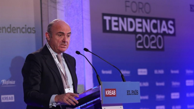 El vicepresidente del BCE, Luis de Guindos | Jesús Hellín - Europa Press ep el vicepresidente del bce luis de guindos durante su intervencion en la inauguracion del foro
