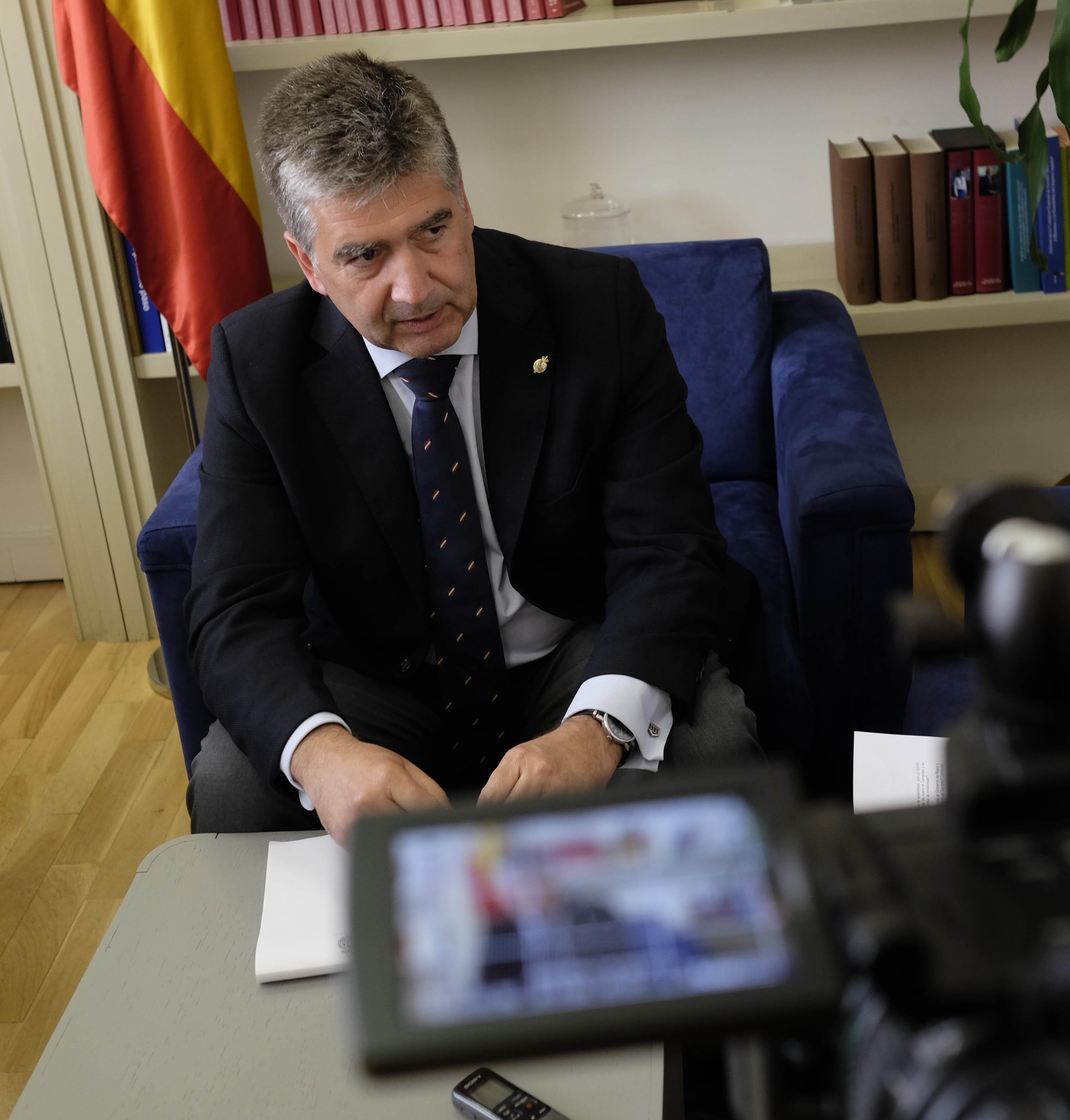 Entrevista de Ignacio Cosidó a Europa Press en el Senado | Eduardo Parra - Europa Press ep entrevistaignacio cosido a europa presssenado 20180825113001