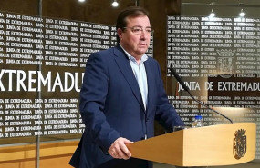 ep imagen de archivo del presidente de la junta de extremadura guillermo fernandez vara en rueda de