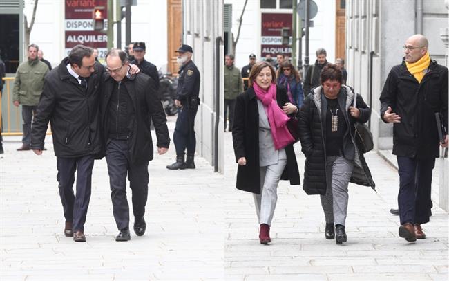 Josep Rull, Jordi Turull, Carme Forcadell, Dolors Bassa y Raül Romeva | EUROPA PRESS ep josep rull jordi turull carme forcadell dolors bassaraul romeva