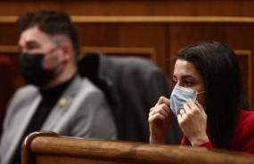 ep la lider de ciudadanos ines arrimadas durante una sesion de control al gobierno celebrada en el