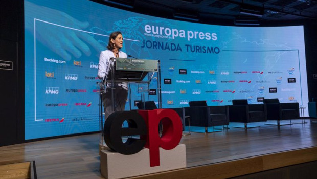 ep la ministra de industria comercio y turismo reyes maroto interviene en la i jornada de turismo de