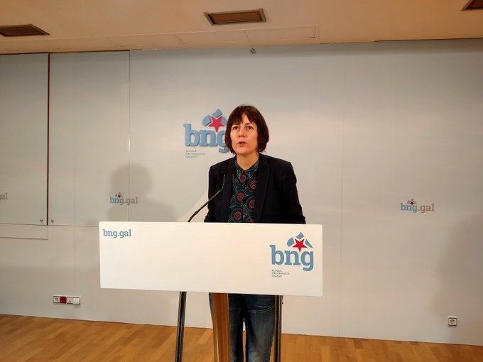 La portavoz nacional del BNG, Ana Pontón, comparece en rueda de prensa este lunes día 6 de abril, en medio de la crisis del coronavirus covid-19 | BNG ep la portavoz nacional del bng ana ponton comparece en rueda de prensa este lunes dia 6 de abril en