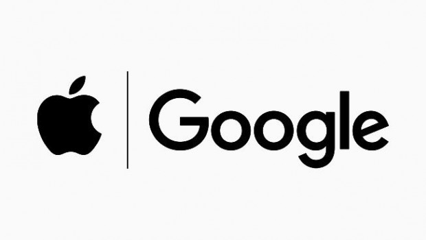 ep logotipos de apple y google