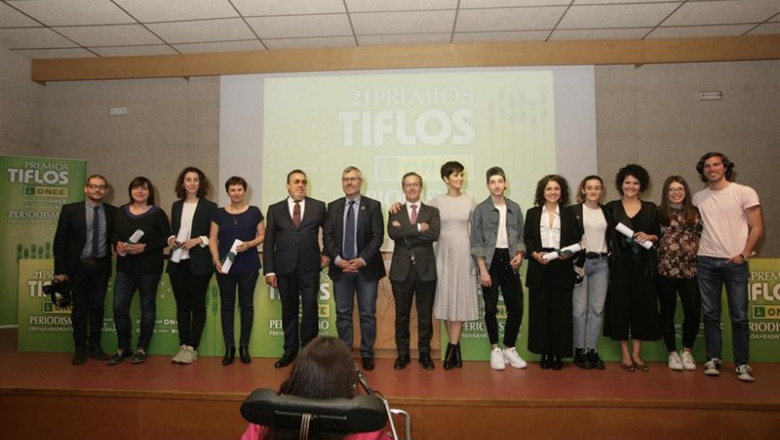 Los trabajos de TVE, 20 Minutos, XL Semanal y RNE, galardonados con los XXI Premios Tiflos de Periodismo de la ONCE | ONCE - Archivo ep los trabajostve 20 minutos xl semanalrne galardonadoslos xxi premios tiflosperiodismola once