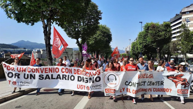 ep manifestacion del sector contact center en vigo