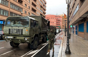 ep militares en la calle como parte de la operacion balmis de lucha contra el coronavirus