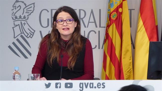 Oltra en la rueda de prensa | GVA - Archivo ep oltrala ruedaprensa
