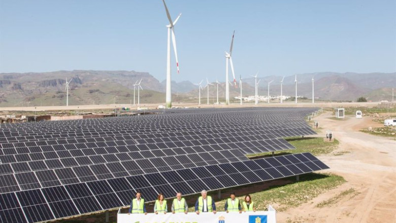 Parque fotovoltaico en Gran Canaria | Europa Press ep parque fotovoltaico en gran canaria