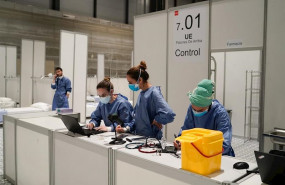 ep personal sanitario del hospital de campana instalado en ifema