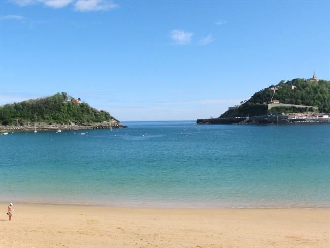 Playa donostiarra de La Concha. | EUROPA PRESS ep playa donostiarrala concha