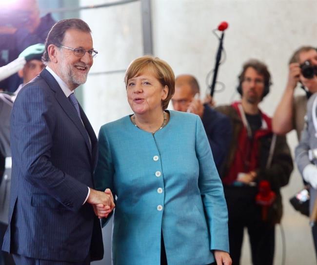 Rajoy y Merkel en la Cumbre del G20 en Berlín | TWITTER DE RAJOY ep rajoymerkella cumbreg20berlin