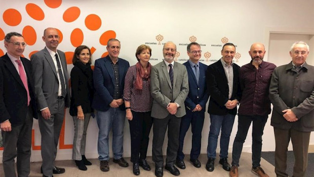 ep representantes de las patronales escuelas catolicas cece federacion espanola de centros de