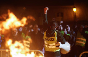 ep san cibrao lugo concentracion de los trabajadores de alcoa en demanda de que gobierno y xunta