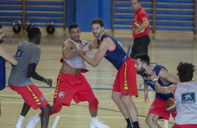 ep sebas saizpau gasol entrenandola seleccion