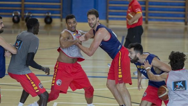 ep sebas saizpau gasol entrenandola seleccion