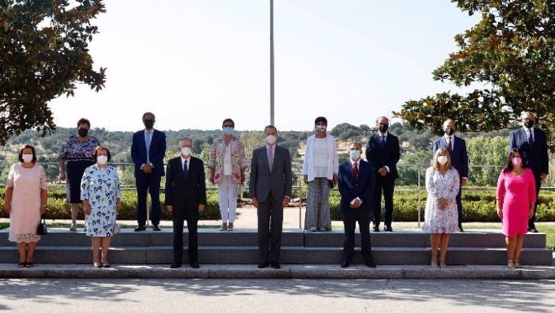 ep su majestad el rey felipe vi recibe en audiencia a una representacion de la familia barcelo en la ep su majestad el rey felipe vi recibe en audiencia a una representacion de la familia barcelo en la