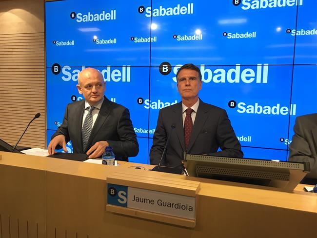 EUROPA PRESS ep tvarela i jguardiola presenten els resultatsbanc sabadell