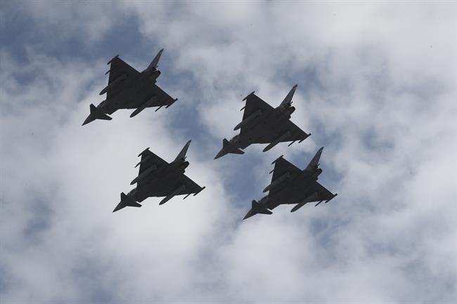 Un eurofighter se estrella tras participar en el desfile del 12 de Octubre | EUROPA PRESS ep un eurofighterestrellaparticipardesfile12octubre