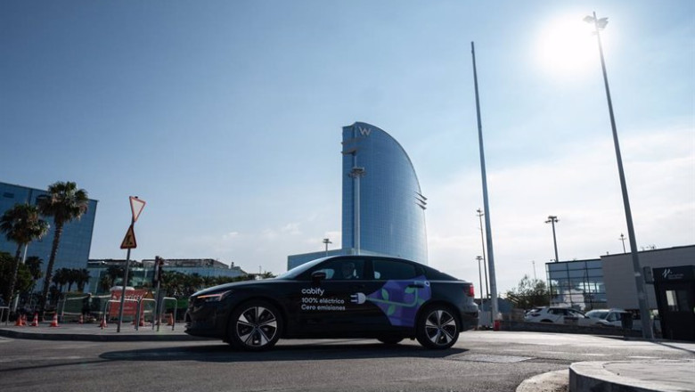 Uno de los nuevos vehículos Polestar 2 Long Range Single Motor Plus de Cabify. | POLESTAR ep uno de los nuevos vehiculos polestar 2 long range single motor plus de cabify