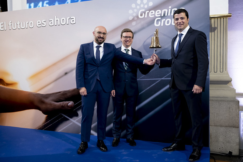 Fuerte presión compradora en el estreno de Greening en el BME Growth